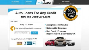 web2carz auto loans