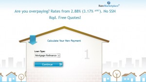 ratemarketplace mortgage loans
